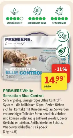 Fressnapf PREMIERE White Sensation Blue Control Angebot