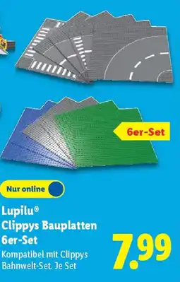Lidl Lupilu Clippys Bauplatten 6er-Set Angebot