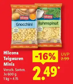 Lidl Hilcona Teigwaren Minis Angebot