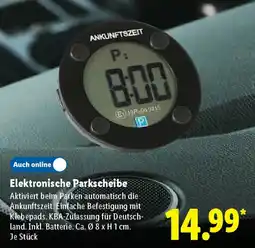 Lidl Elektronische Parkscheibe Angebot