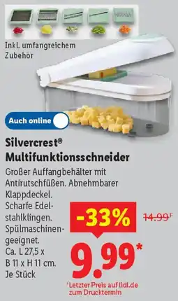 Lidl Silvercrest Multifunktionsschneider Angebot