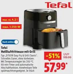 Lidl Tefal Heißluftfritteuse mit Grill Angebot