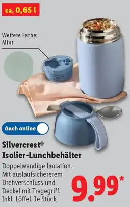Lidl Silvercrest Isolier-Lunchbehälter Angebot