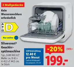 Lidl Silvercrest Geschirrspülmaschine Angebot