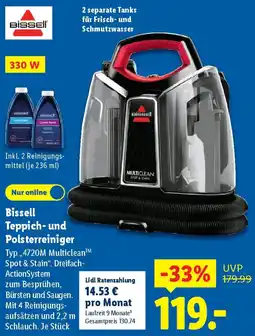 Lidl Bissell Teppich- und Polsterreiniger Angebot
