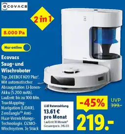 Lidl Ecovacs Saug- und Wischroboter Angebot