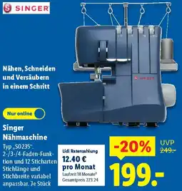 Lidl Singer Nähmaschine Angebot