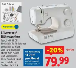 Lidl Silvercrest Nähmaschine Angebot