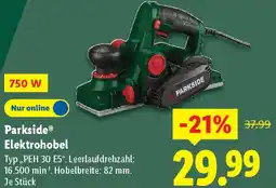 Lidl Parkside Elektrohobel Angebot