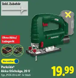 Lidl Parkside Akku-Stichsäge, 20 V Angebot