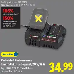 Lidl Parkside Performance Smart Akku-Ladegerät, 20 V/12 A Angebot