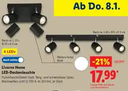 Lidl Livarno Home LED-Deckenleuchte Angebot