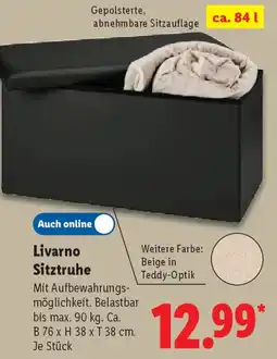 Lidl Livarno Sitztruhe Angebot