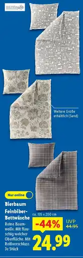 Lidl Bierbaum Feinbiber Bettwäsche Angebot