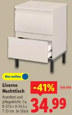 Lidl Livarno Nachttisch Angebot