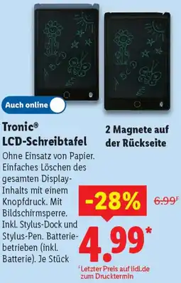 Lidl Tronic LCD-Schreibtafel Angebot