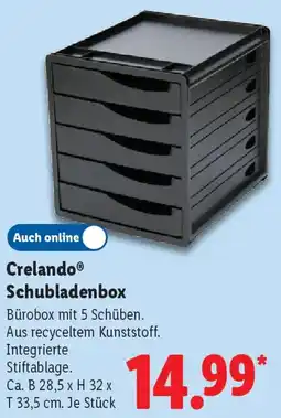 Lidl Crelando Schubladenbox Angebot