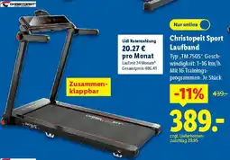 Lidl Christopeit Sport Laufband Angebot