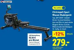 Lidl Christopeit Sport Wasser-Rudergerät Angebot