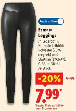 Lidl Esmara Leggings Angebot