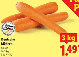 Lidl Deutsche Möhren Angebot