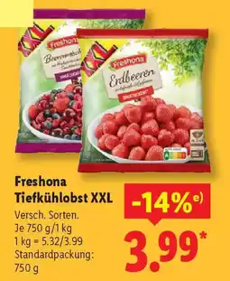 Lidl Freshona Tiefkühlobst XXL Angebot