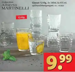 Zurbrüggen Collection Alberto MARTINELLI Glasset 12-tlg. Angebot