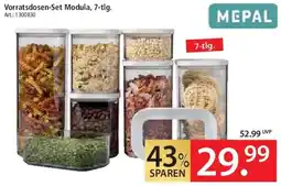 Zurbrüggen MEPAL Vorratsdosen-Set Modula, 7-tlg. Angebot