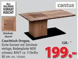 Zurbrüggen Cantus Couchtisch Oregon Angebot