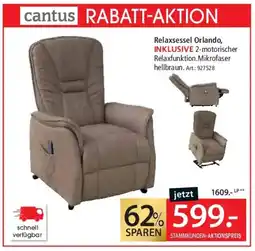 Zurbrüggen Cantus Relaxsessel Orlando Angebot