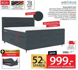 Zurbrüggen Welnova Boxspringbett Capri Angebot