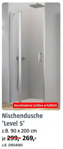 Bauhaus Camargue Nischendusche 'Level 5' Angebot