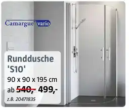 Bauhaus Camargue vario Runddusche 'S10' Angebot