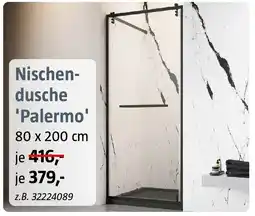 Bauhaus Camargue Nischendusche 'Palermo' Angebot