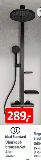 Bauhaus Ideal Standard Überkopfbrausen-Set Alu+ Angebot
