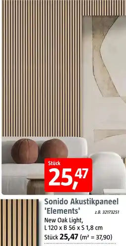 Bauhaus Sonido Akustikpaneel 'Elements' Angebot