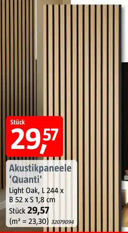 Bauhaus Akustikpaneele 'Quanti' Angebot