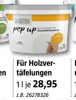 Bauhaus SCHÖNER WOHNEN pep up RENOVIERFARBE Angebot