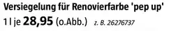 Bauhaus SCHÖNER WOHNEN Versiegelung für Renovierfarbe 'pep up' Angebot