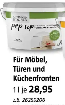 Bauhaus SCHÖNER WOHNEN pep up RENOVIERFARBE Angebot