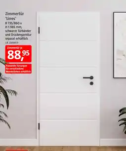 Bauhaus Zimmertür 'Lines' Angebot