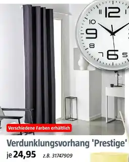Bauhaus Verdunklungsvorhang 'Prestige' Angebot