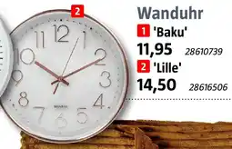 Bauhaus Wanduhr "Lille" Angebot