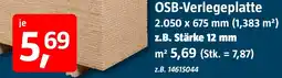 Bauhaus OSB-Verlegeplatte Angebot