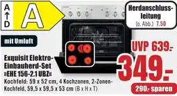 B1 Discount Baumarkt Exquisit Elektro Einbauherd-Set EHE 156-2.1 UBZ Angebot