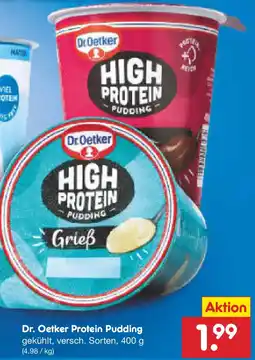 Netto Marken-Discount Dr. Oetker Protein Pudding Angebot