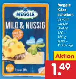 Netto Marken-Discount Meggle Käsescheiben Angebot