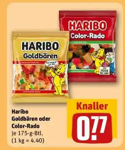 REWE Haribo Goldbären oder Color-Rado Angebot
