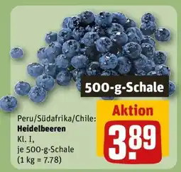 REWE Heidelbeeren Angebot