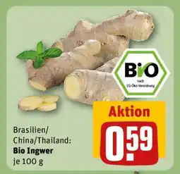 REWE Bio-Ingwer Angebot